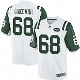 Nike Men & Women & Youth Jets #68 Giacomini White Team Color Game Jersey,baseball caps,new era cap wholesale,wholesale hats